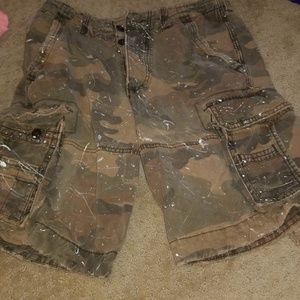 Abercrombie and Fitch custom camo cargos